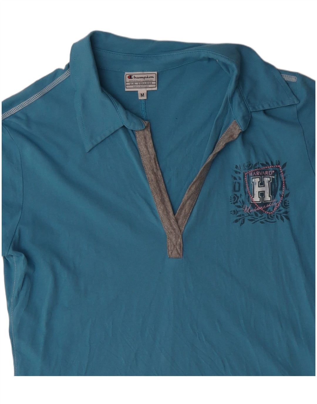 Champion Polo Harvard University pour femme UK 12 Bleu moyen Coton
