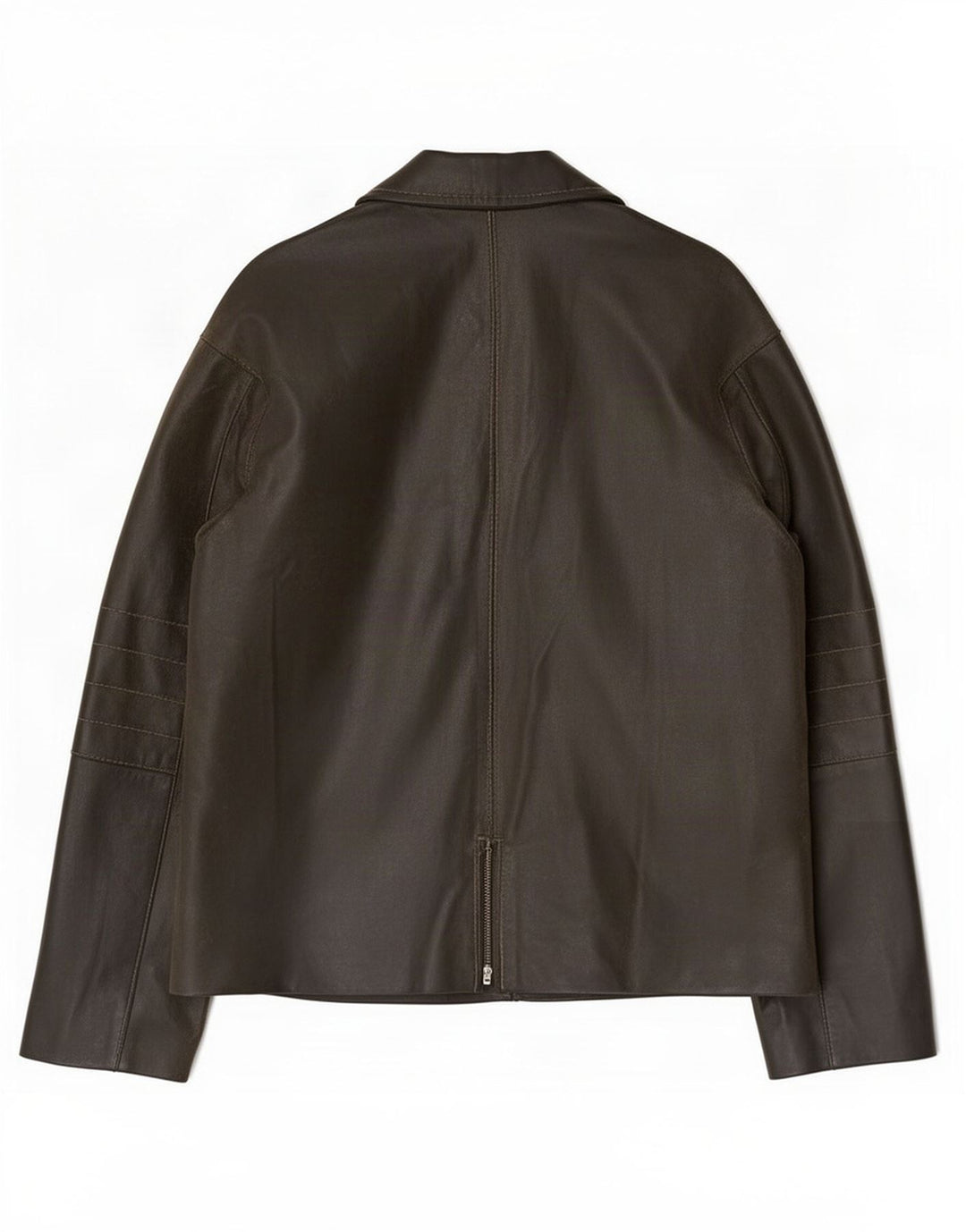 Conbipel Veste En Cuir Homme IT 48 Kaki Moyen