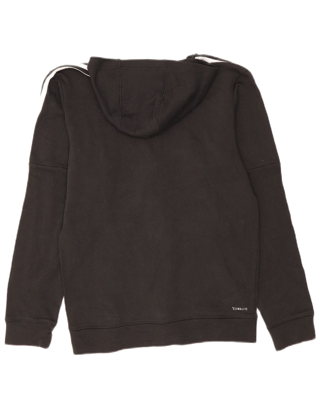 Adidas Pull à capuche zippé Climalite pour homme en polyester noir moyen
