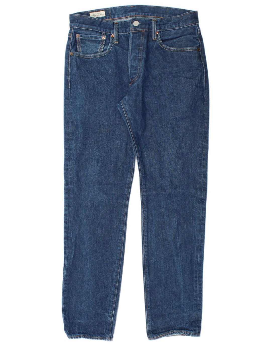 LEVI'S Jean Droit 501 Homme W32 L29 Bleu Coton