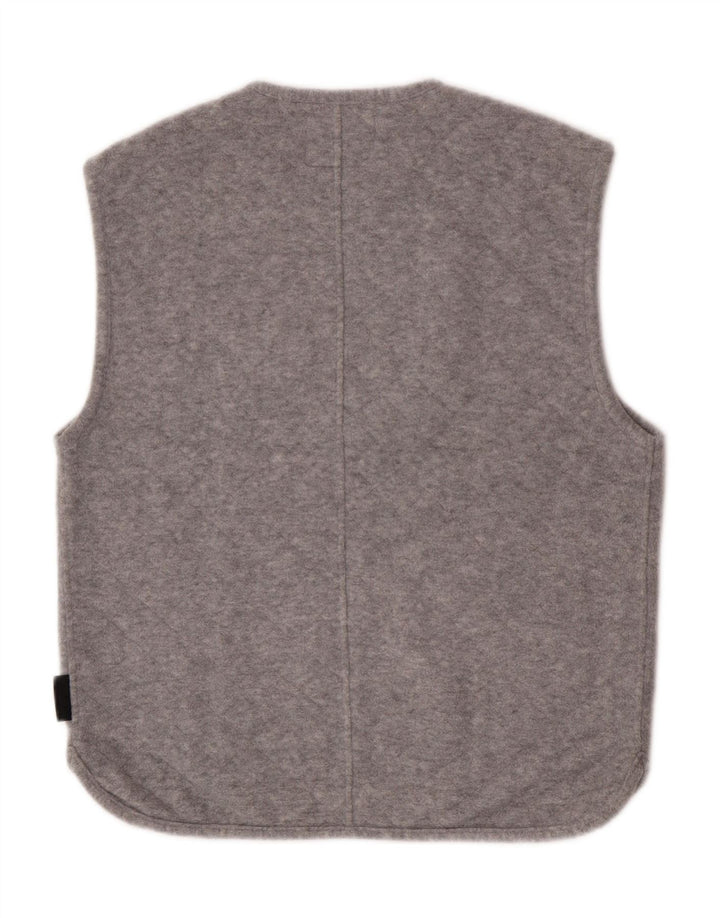 Silvy Gilet polaire pour homme UK 40 Large Gris Polyester