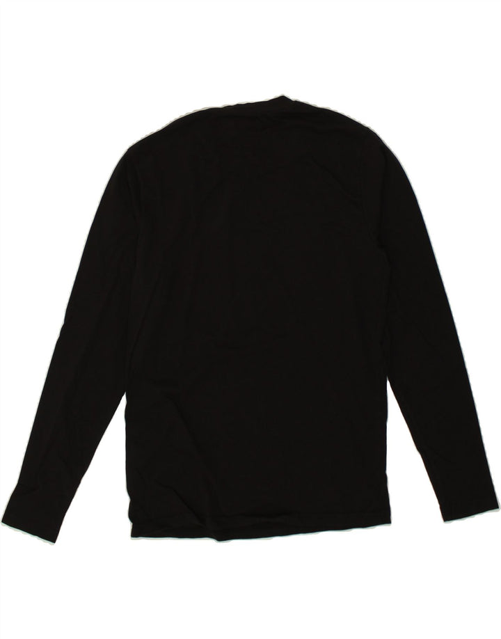 FARAH Haut Homme Manches Longues Coton Noir Moyen