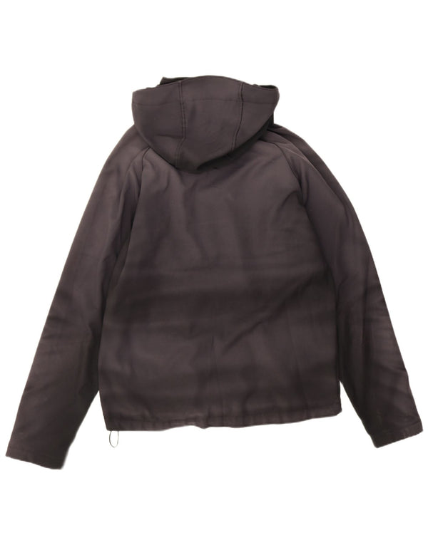 Columbia Veste coupe-vent à capuche pour homme UK 40 Large Noir Tie Dye Polyester