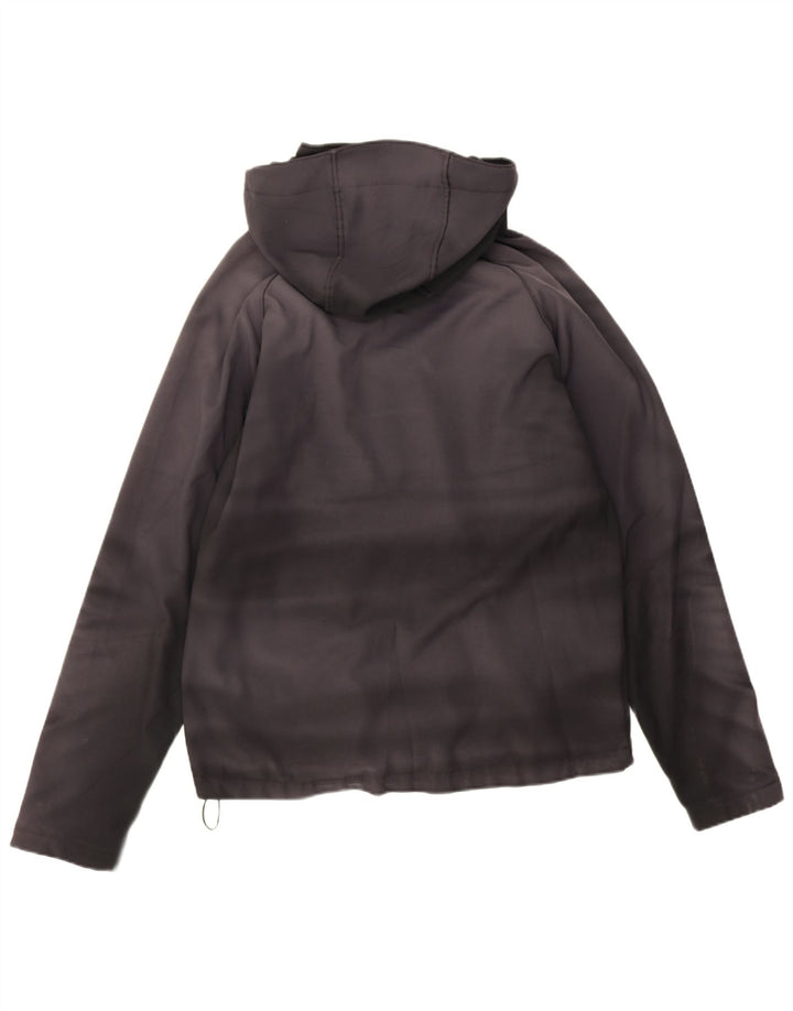Columbia Veste coupe-vent à capuche pour homme UK 40 Large Noir Tie Dye Polyester