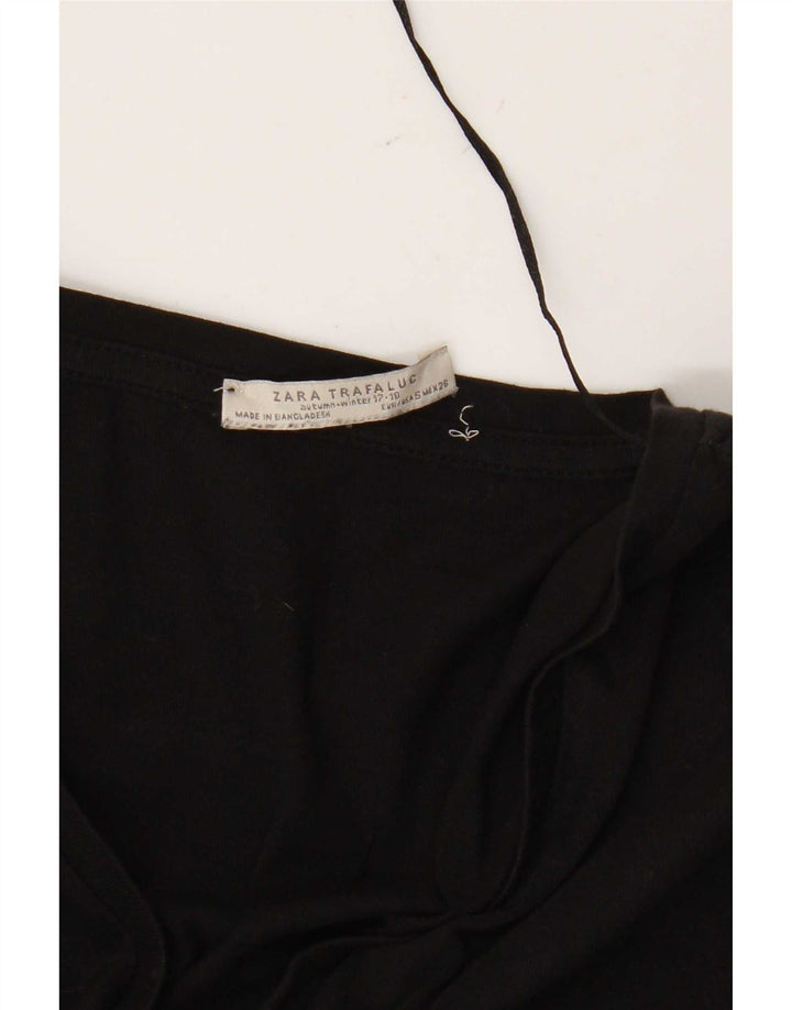 Zara Femme Trafaluc Haut Oversize Manches 3/4 UK 10 Petit Noir