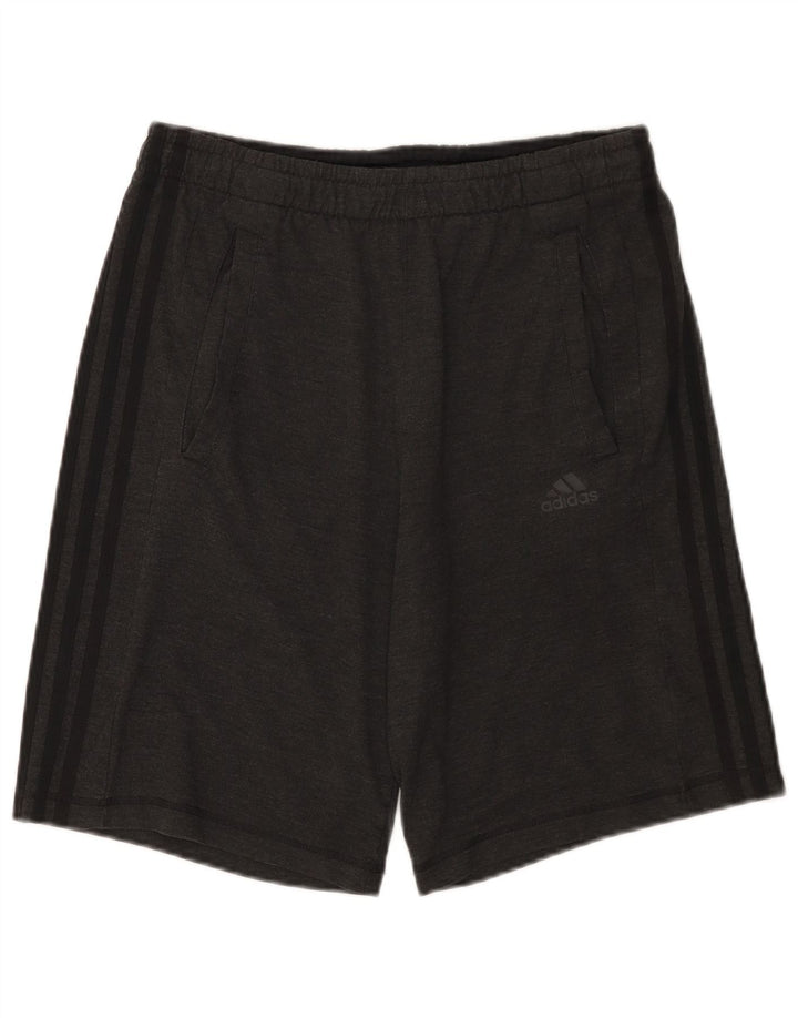 Adidas Short de sport Climalite pour homme Petit gris Polyester