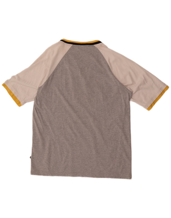 Asics T-Shirt Graphique Homme Grand Gris Colorblock
