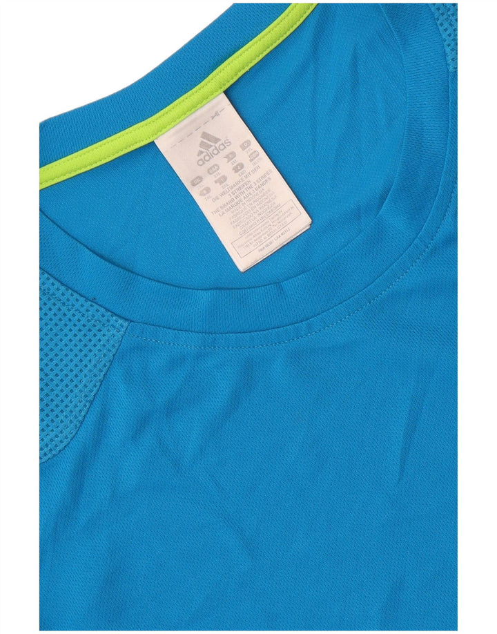 Adidas T-Shirt Homme Top 2XL Bleu Polyester