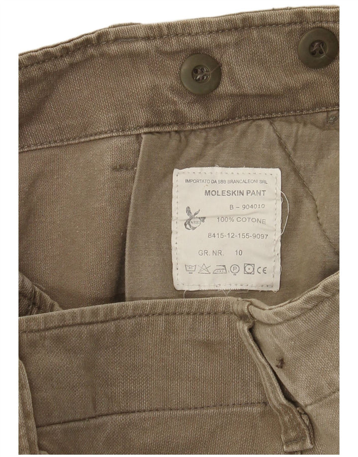vintage Mens Cargo Shorts W36 Grand Coton Kaki