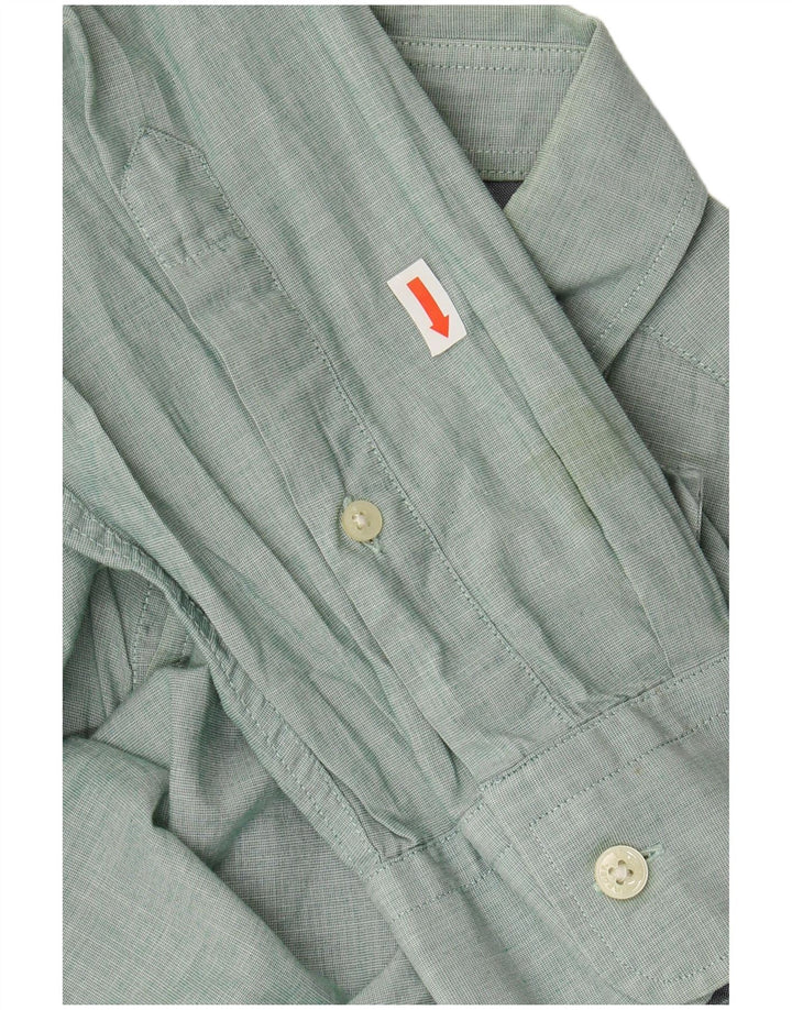 Jaeger Chemise Homme Large Vert Coton