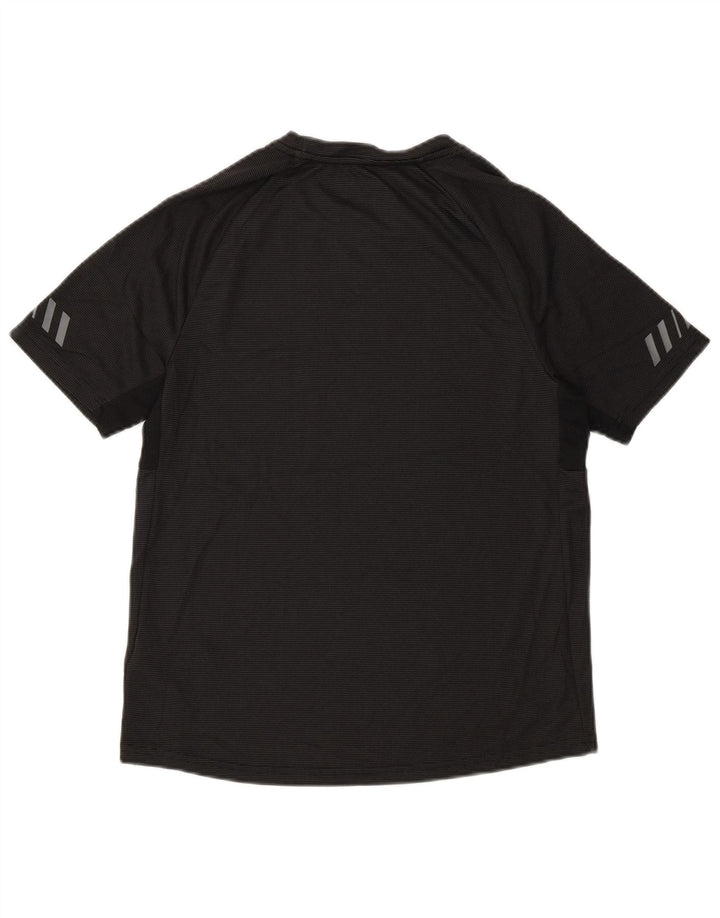 Russell Athletic T-Shirt Garçon 14-15 Ans XL Noir Rayé Polyester