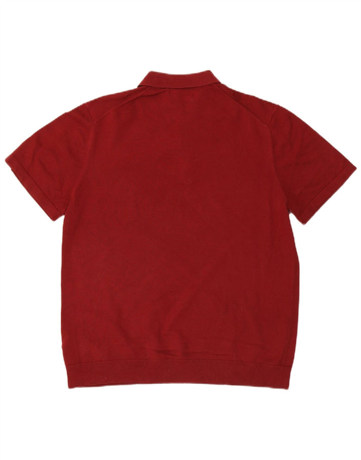 Marks & Spencer Polo Homme Grand Rouge Coton
