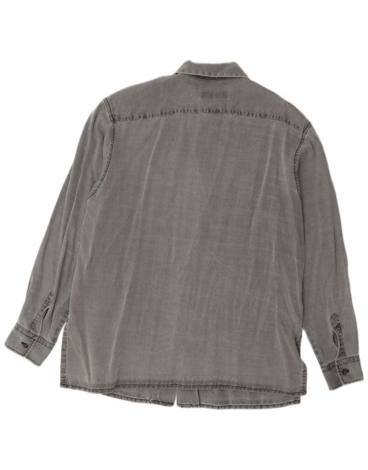 Chemise Cerruti pour homme en viscose gris moyen