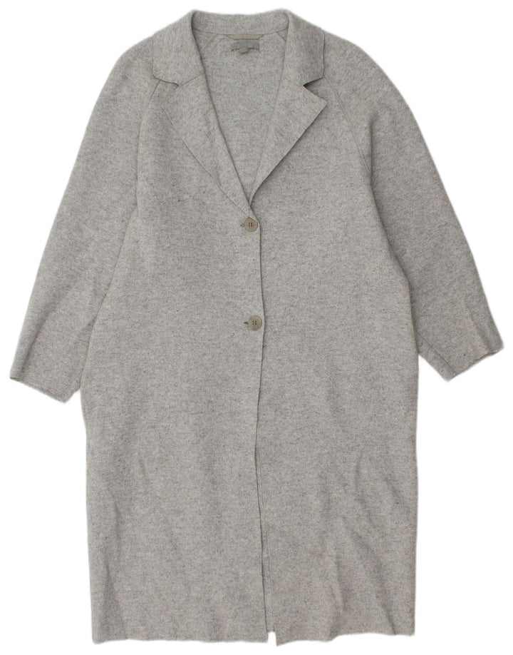 Cos Manteau en jersey pour femme UK 10 Petite laine grise