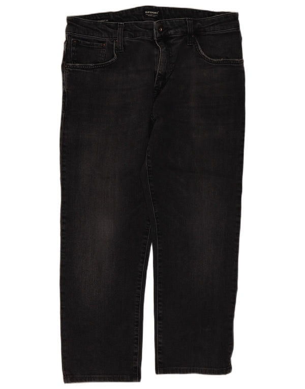 Superdry Jean Court W34 L24 Homme Coton Noir