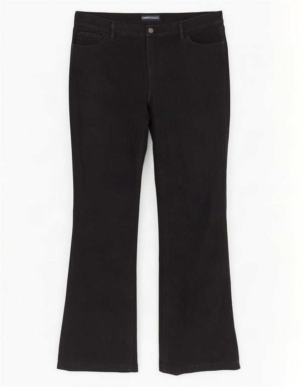 Cerruti 1881 Jean Bootcut Femme W32 L29 Bleu Marine Coton