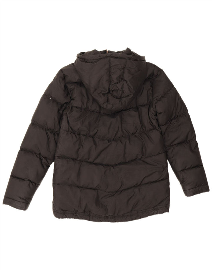 Puma Veste rembourrée à capuche pour femme UK 12 Medium Noir Polyester