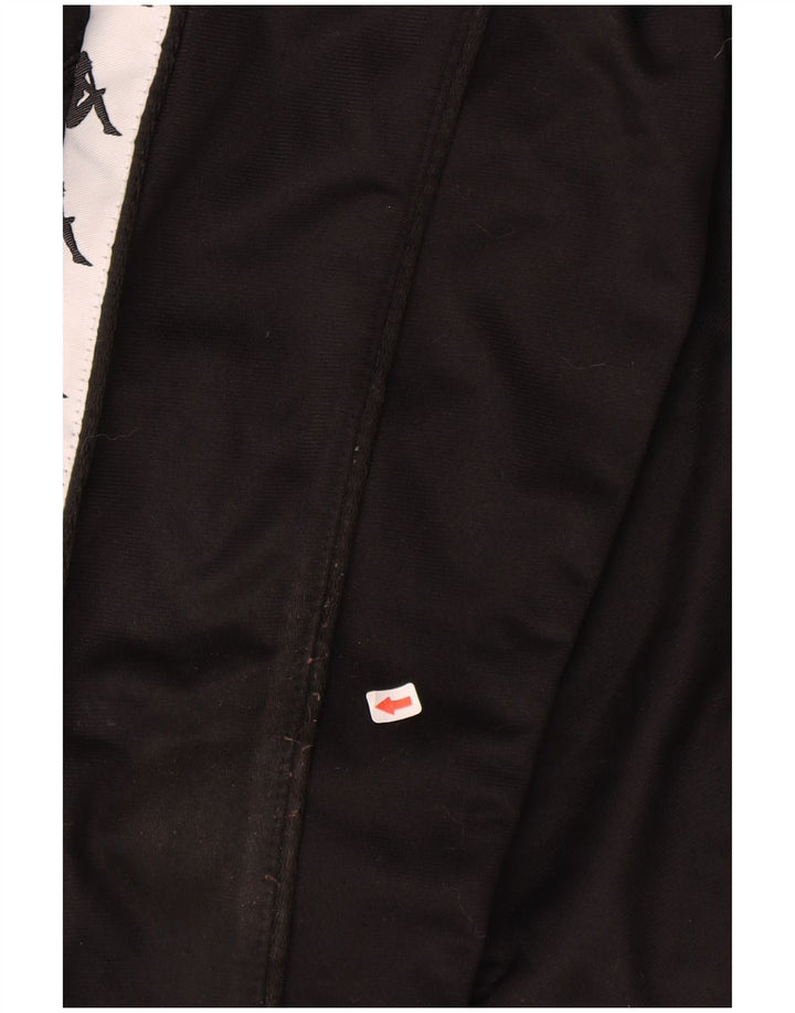 Kappa Veste de Survêtement Graphique Garçon 13-14 Ans Noir Colorblock