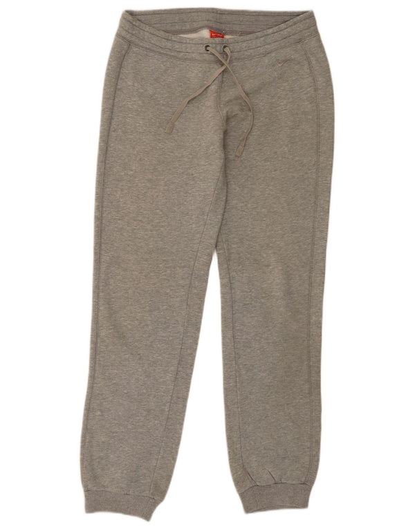 Nike Pantalon de survêtement pour femme en coton gris moyen UK 12/14