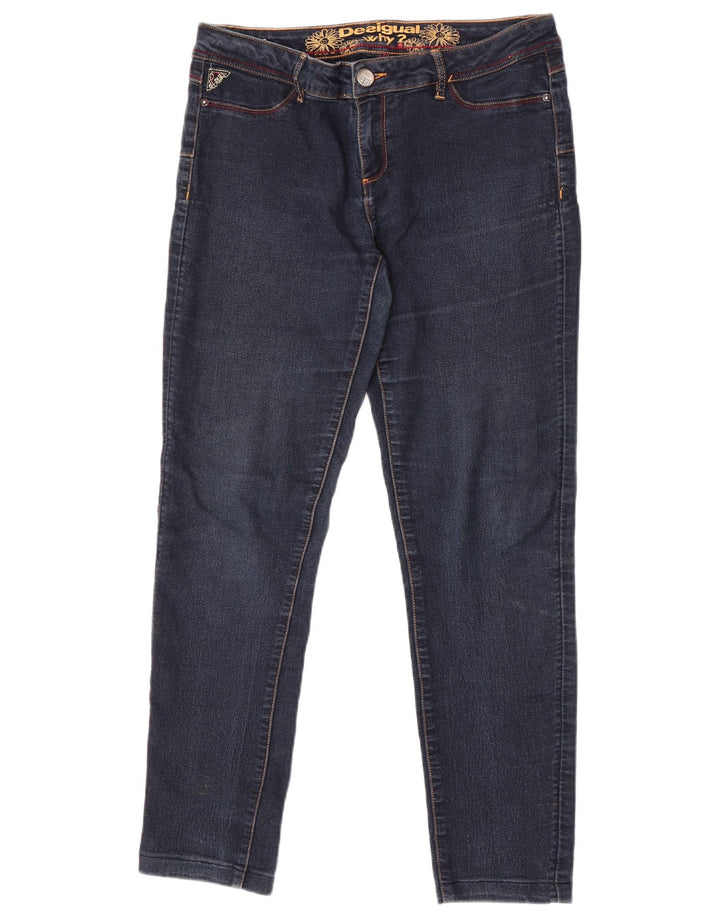 Desigual Jean Skinny W34 L29 Bleu Femme