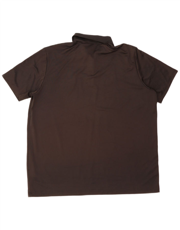 ADIDAS Polo Homme 2XL Noir Polyester