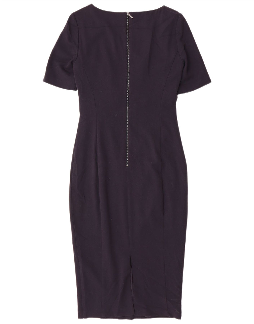 Marks & Spencer Robe moulante pour femme UK 10 Small Bleu marine Polyester