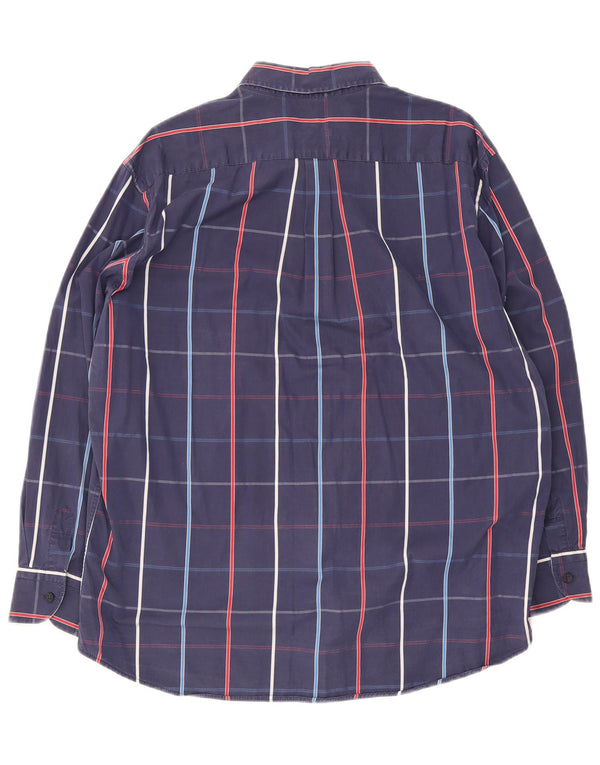 Harmont & Blaine Chemise coupe régulière pour homme 2XL à carreaux bleus