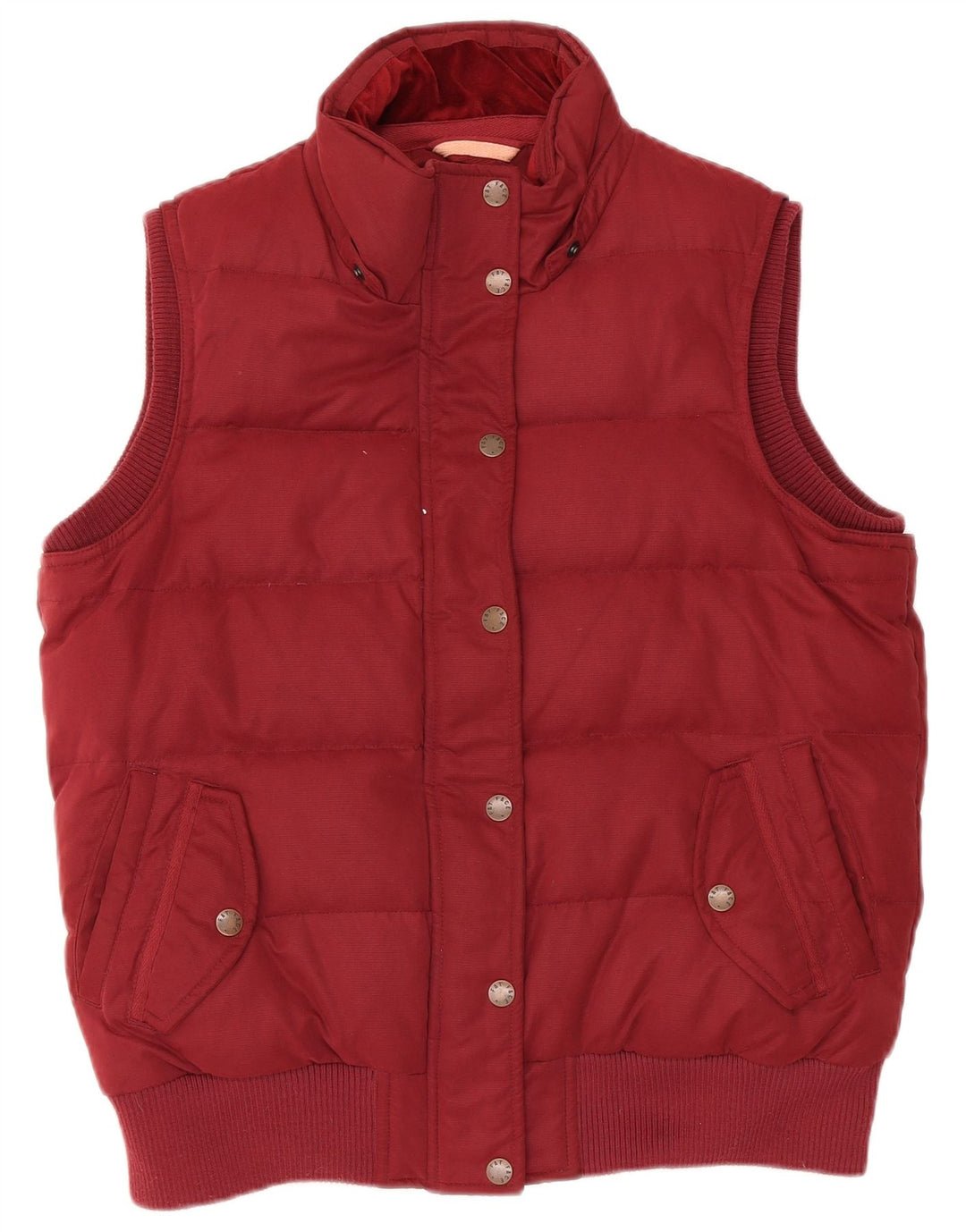 Fat Face Gilet rembourré pour femme UK 44 Large Marron Polyester