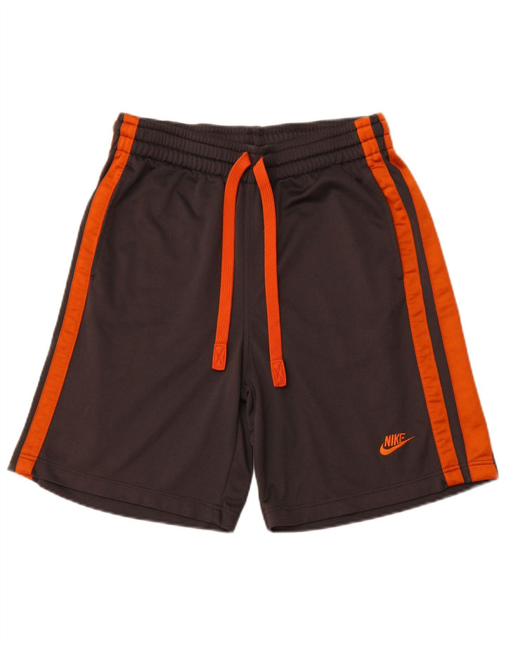 NIKE Short de sport pour homme en polyester gris moyen