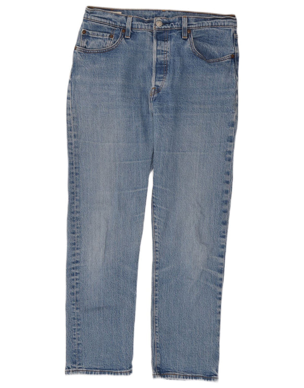 Levi's Jean Droit 501 Femme W29 L28 Bleu Coton