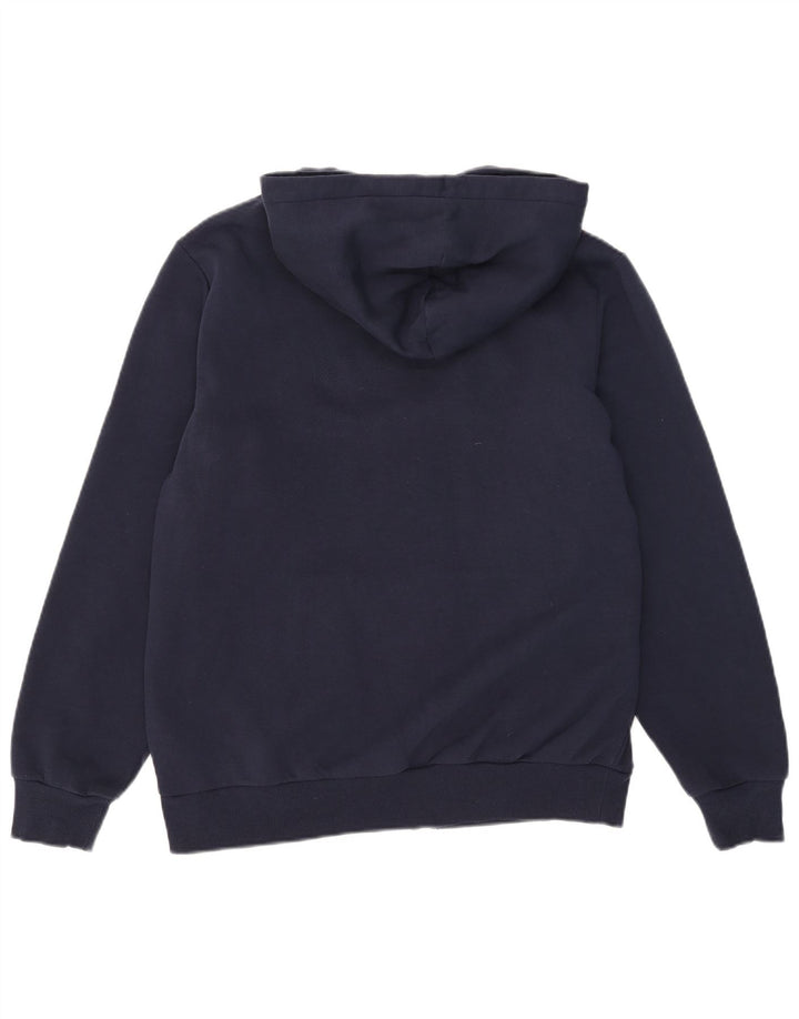 Converse Sweat à capuche zippé pour homme en coton bleu marine moyen