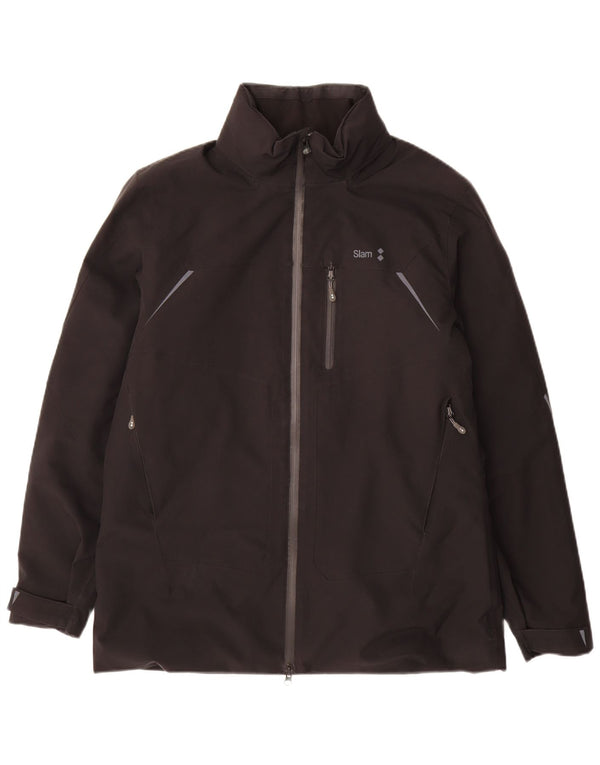 Slam Veste de pluie pour homme UK 40 Large Noir Polyester
