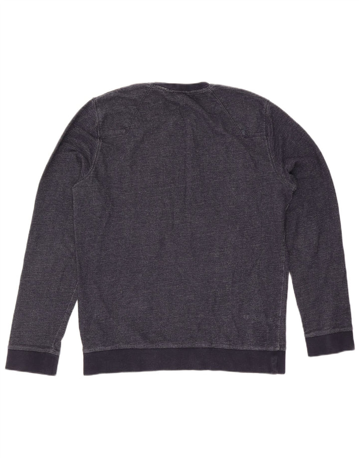 Calvin Klein Jeans Sweat-Shirt Graphique Homme Bleu Marine Moyen