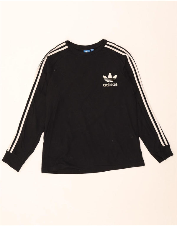 Adidas Haut à manches longues pour homme en coton noir moyen