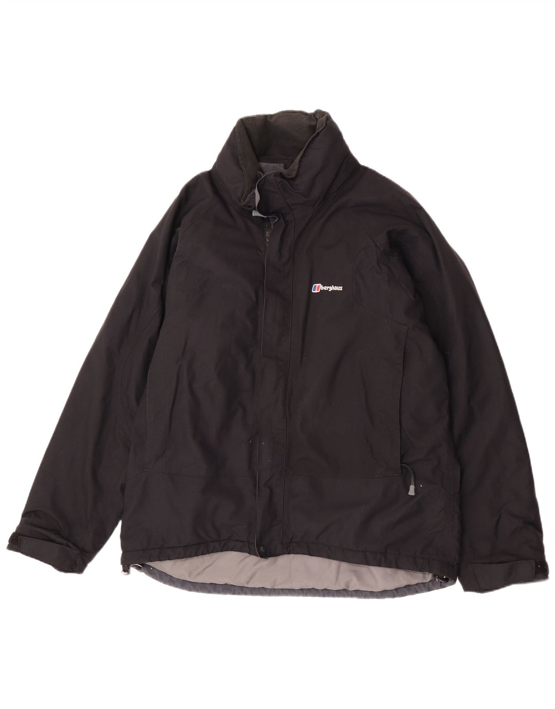 Berghaus Veste de pluie à capuche pour homme UK 38 Medium Black Nylon