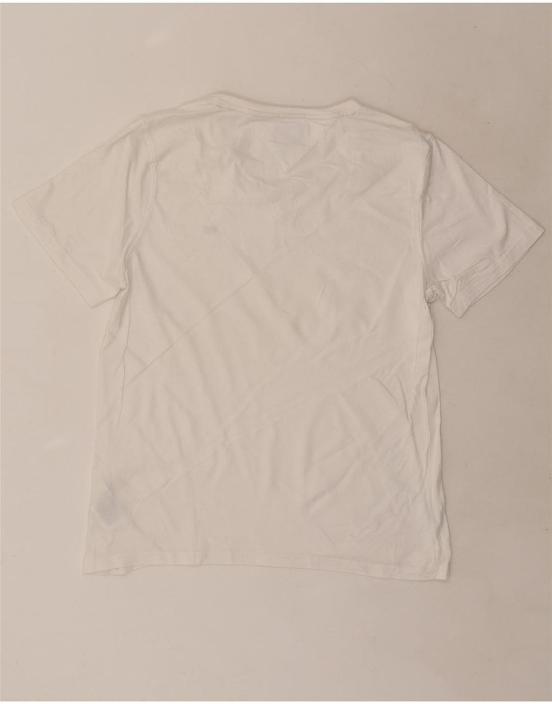 Tommy Hilfiger T-Shirt Homme Blanc Moyen Coton