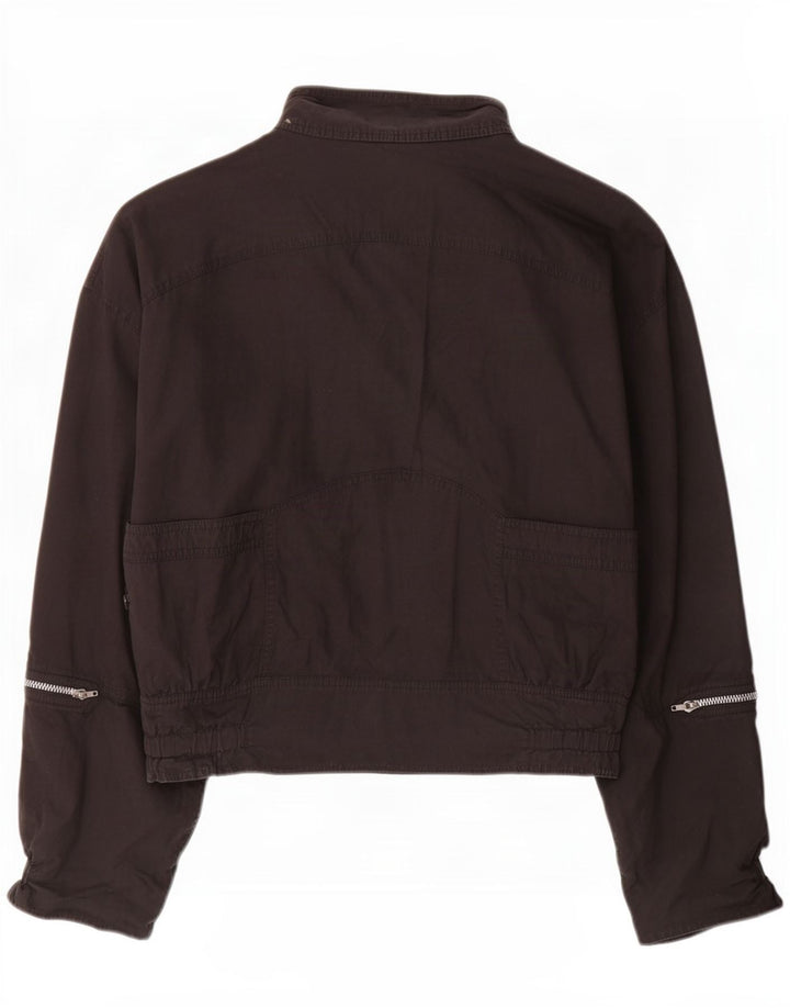 Veste utilitaire femme vintage UK 12 Noir Moyen