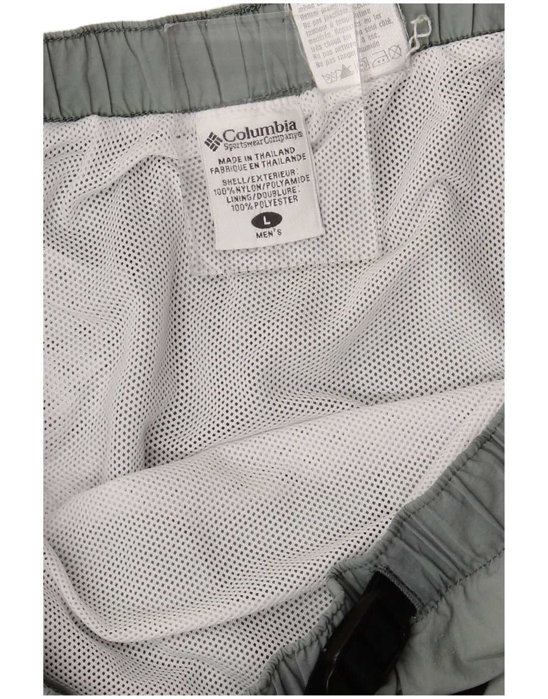 Columbia Short de Sport Homme Large Vert Nylon
