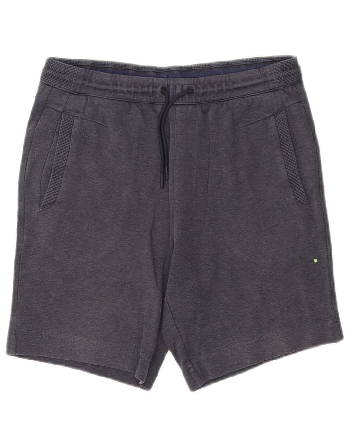 Hugo Boss Short de sport graphique pour homme, petit, bleu marine