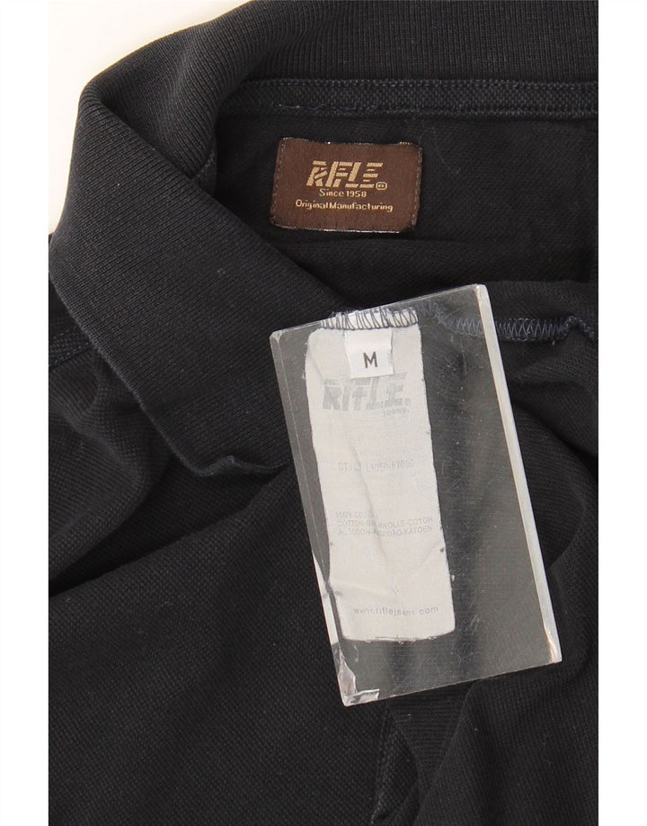Polo Homme Rifle Coton Noir Moyen