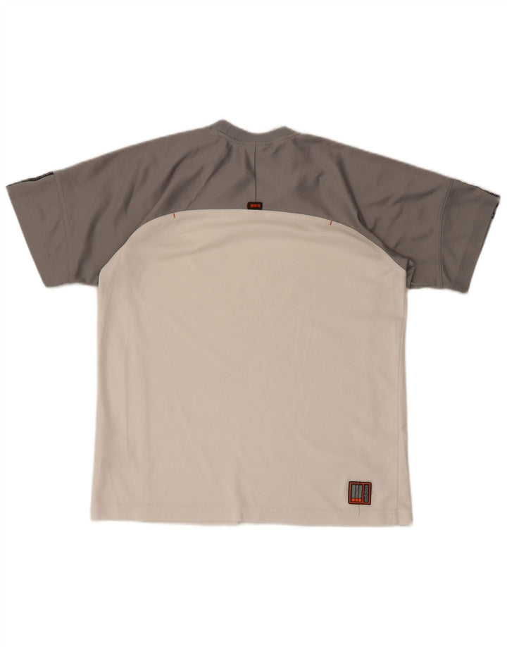 ADIDAS T-Shirt Garçon 13-14 ans Blanc Colorblock Polyester