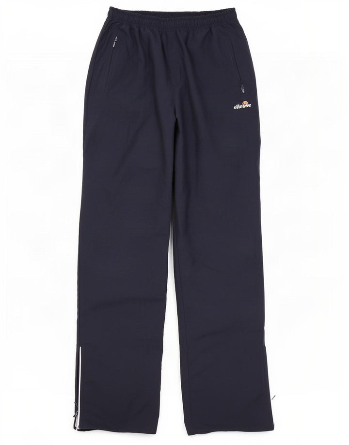 Ellesse Pantalon de survêtement pour femme UK 12 Medium Bleu Marine Polyester