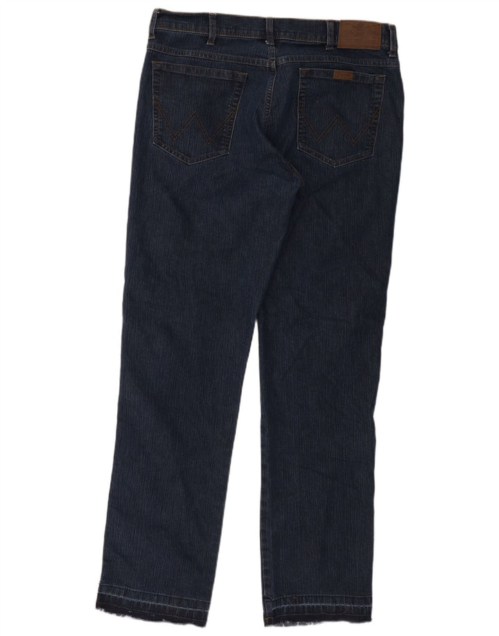 Wrangler Jean droit coupe droite W36 L32 en coton bleu pour homme