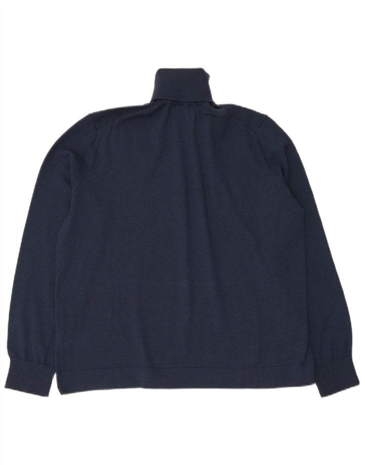 Indi & Cold Pull surdimensionné à col roulé pour femme UK 10 Petit Bleu marine
