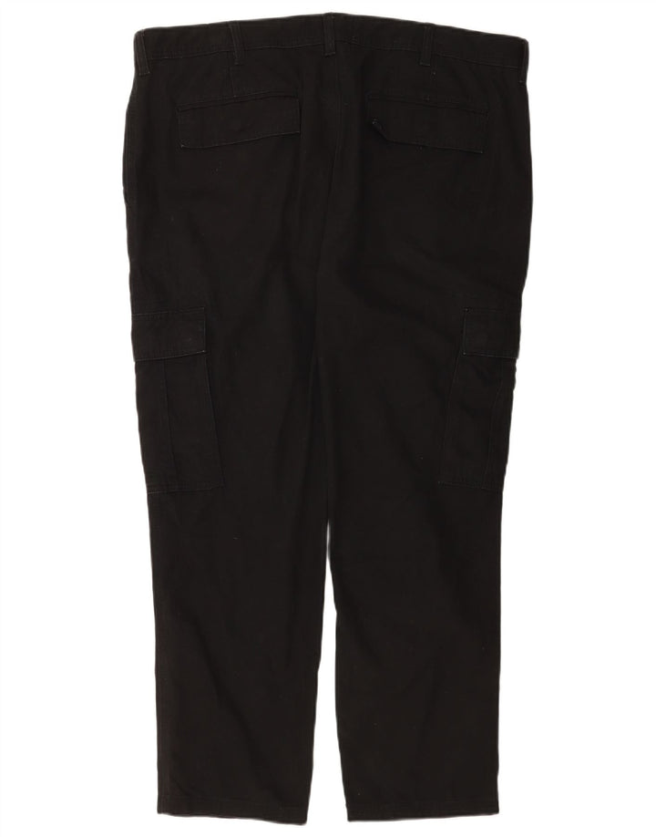 Marks & Spencer Pantalon Cargo Slim Homme W40 L29 Coton Noir