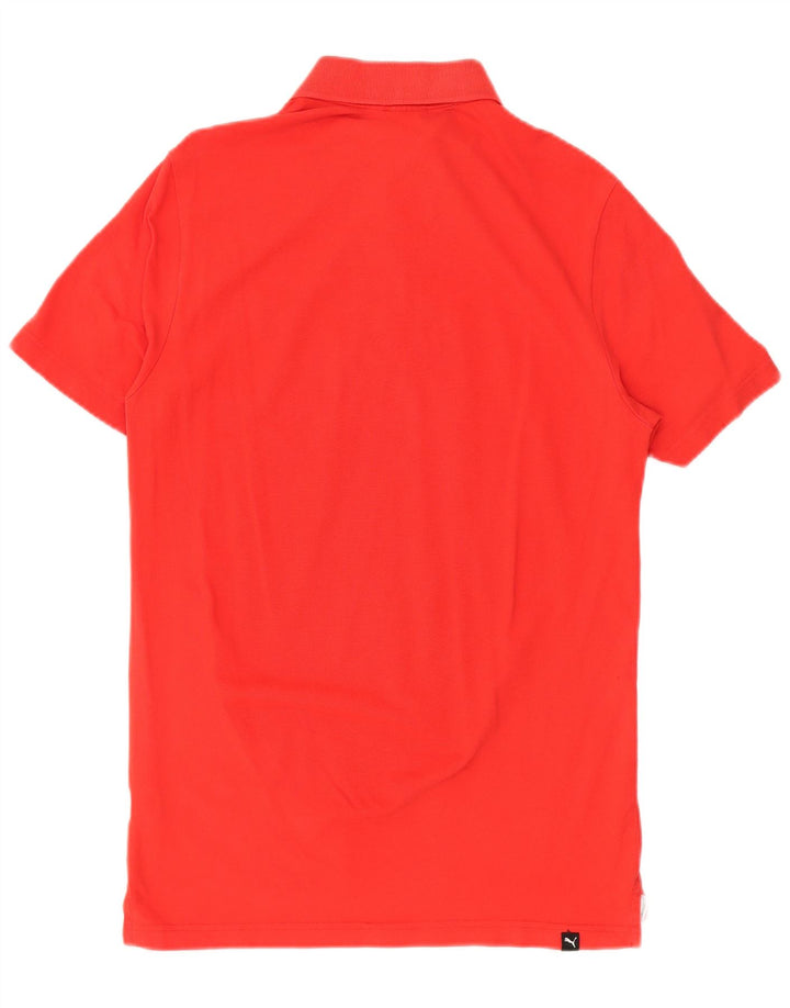Puma Polo Homme Petit Rouge Coton