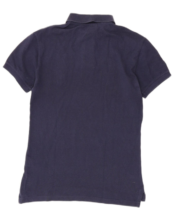POLO RALPH LAUREN Polo Slim Fit Graphique Homme Petit Bleu Marine Coton