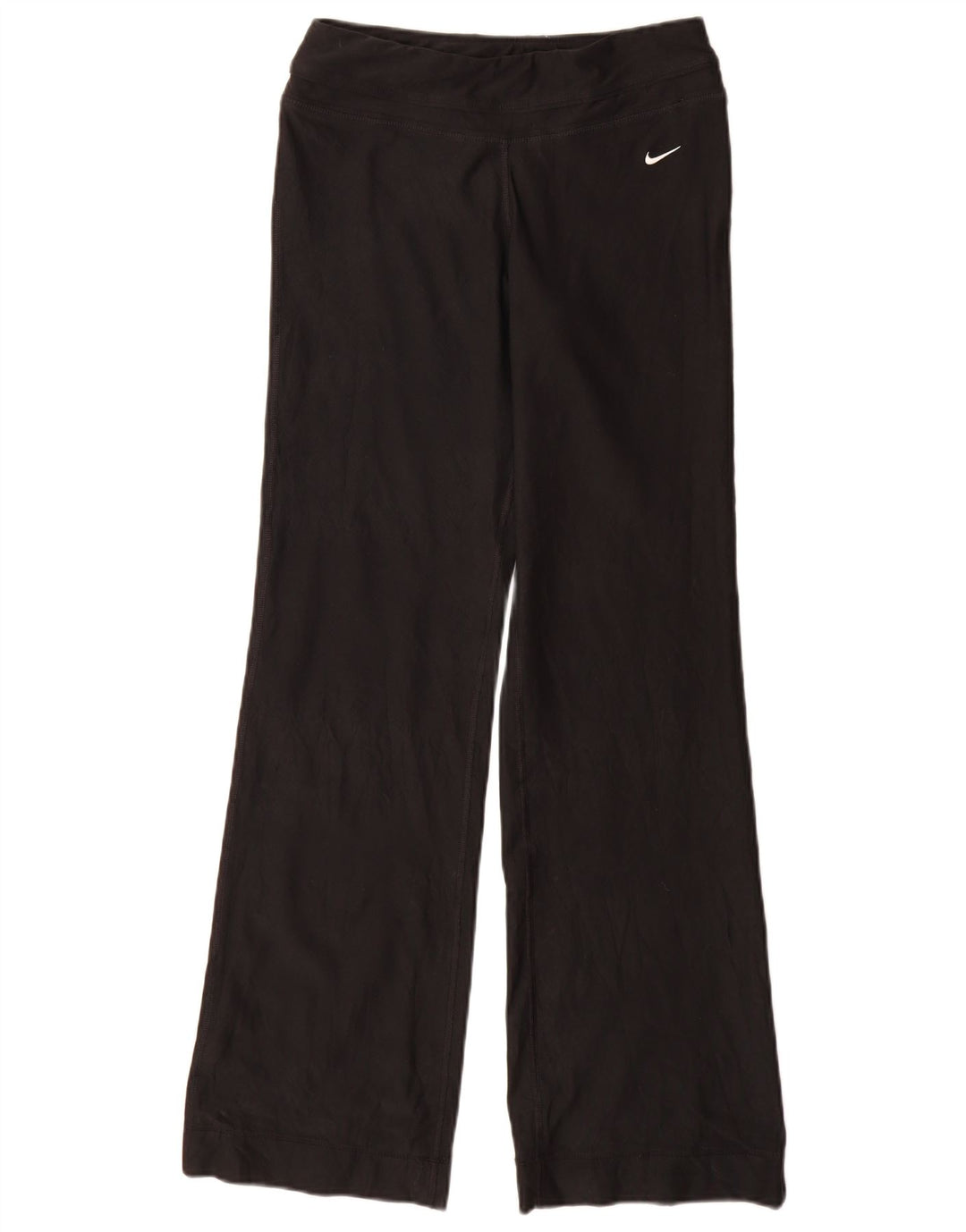 Pantalon de survêtement Nike Dri Fit Flare pour femme UK 8 Small Noir Polyester