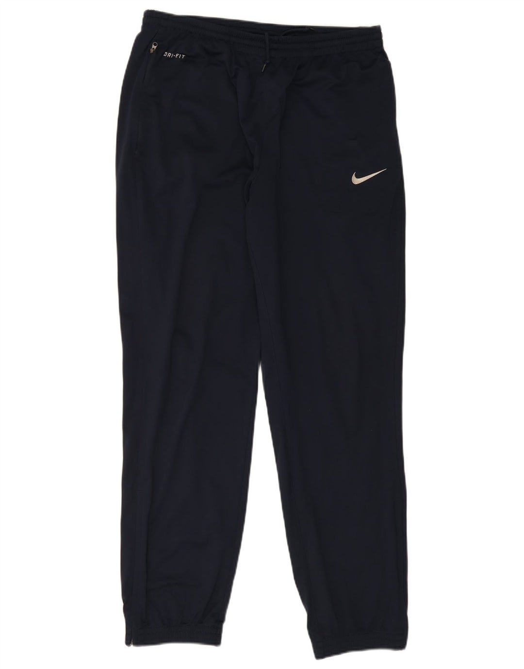 Nike Pantalon de survêtement Dri Fit pour homme en polyester bleu marine Taille L