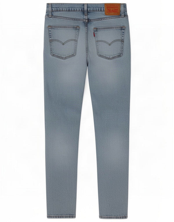 Levi's Womens 512 Slim Tapered Jeans W30 L32 Bleu Coton